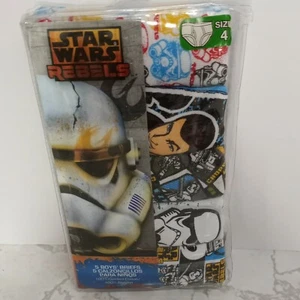 Star Wars Boys Briefs 5 Pack, Size 4. Star Wars Rebels. NEW. - Picture 1 of 4