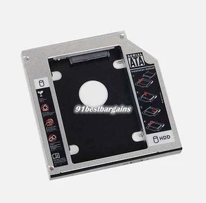 2nd HD SSD Case Tray Caddy for TOSHIBA Satellite C805 C850 C855 C870 C850D C855D - Picture 1 of 10