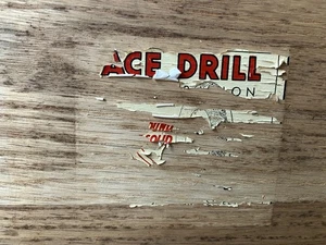 Vintage/Antique Ace Drill Bit Hardware Store Display Wooden Case. - Picture 1 of 6