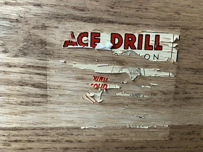 Vintage/Antique Ace Drill Bit Hardware Store Display Wooden Case. - Image 1 of 4