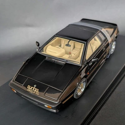 AUTOart 1/18 Lotus Esprit Turbo Black RHD Model Auto Porte Aperte Cappuccio... - Immagine 1 di 4