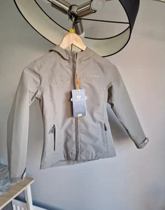 Aubrion Young Rider Cloudburst Raincoat Waterproof Jacket Olive Khaki Green 7-8Y - Picture 1 of 6