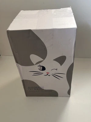 Alimentador Automático para Mascotas para Gatos y Perros con Panel LCD, 4L Negro Foto 1 de 4