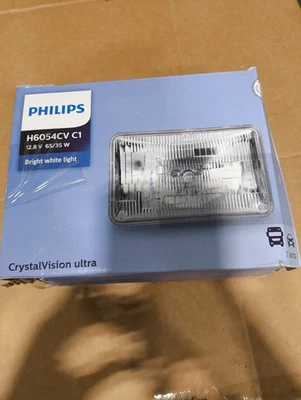 Repuesto Faro Philips Crystalvision Ultra H6054CV C1 12.8V 65/35W NUEVO Foto 1 de 2