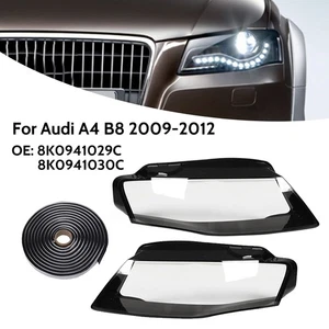2x Linsen Für Audi A4 B8 2009-2012 Scheinwerferglas L+R Streuscheiben - Bild 1 von 13