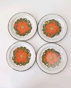 4 x Midwinter Stonehenge Nasturtium Side / Tea Plates - Picture 1 of 8