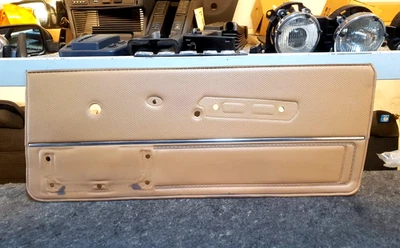 BMW E24 6 Series 628csi 633csi 78-84 Right Door Lining Vinyl Panel Card Dark Tan - Image 1 of 4
