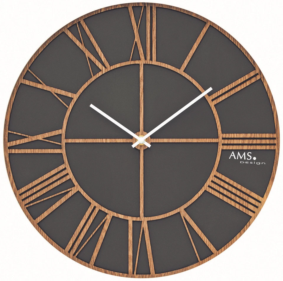 Reloj de Pared Moderno con Movimiento de Cuarzo por AMS AM W9636 NUEVO Foto 1 de 1