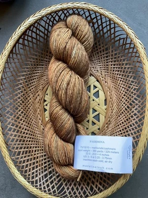 Pashmina From Madeline Tosh-1 Skeins Of Ginger - Image 1 of 2