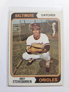Topps Andy Etchebarren 1974 #488 en muy buen estado/excelente - Imagen 1 de 2