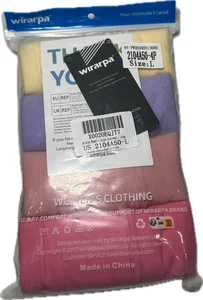 4er Pack Wirarpa Damen Baumwolle Unterwäsche High Waist Full Coverage Slips Large - Bild 1 von 6
