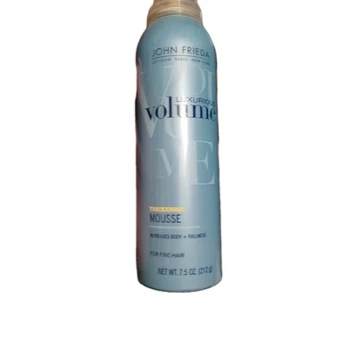 John Frieda Luxurious Volume - Mousse de construcción de volumen 7,5 oz/212 g *LEER* Foto 1 de 3
