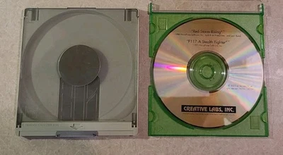  RED STORM RISING by MicroProse - F1 17-A Stealth Fighter 1991 & CD Caddy!  - Image 1 of 4