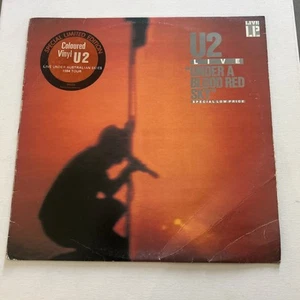 U2 "Under A Blood Red Sky" 1984. Aus Press Limited Edition Red Vinyl Rock LP .. - Picture 1 of 8