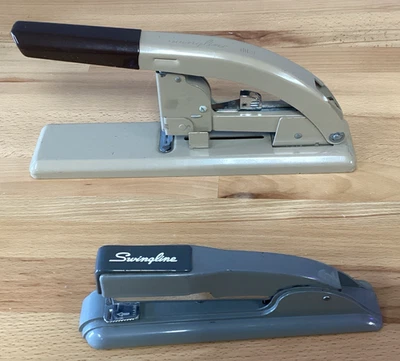 VINTAGE SWINGLINE 113 ARMSTAPLER & Vintage Swing line Stapler. 2 Item Bundle. - Image 1 of 4