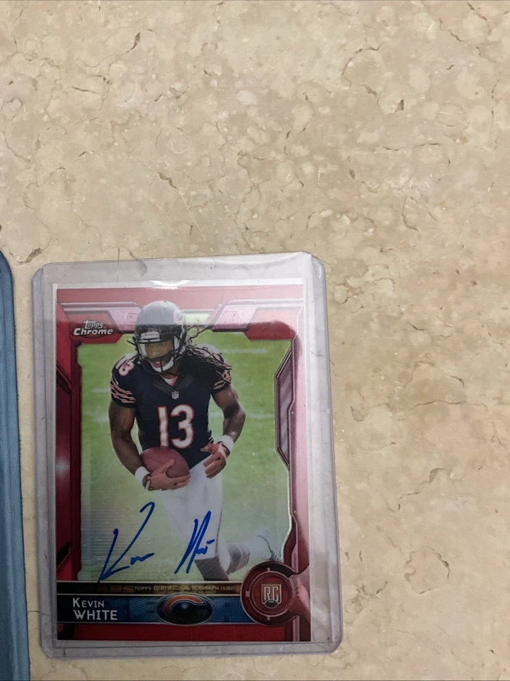 2015 Topps Chrome - Rookies Kevin White #125 Red Refractor/5 recién sacado Foto 1 de 4