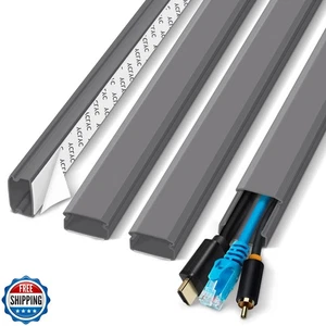 YCLYC Cable Cover, 62.8in Paintable Cord Cover Kit, Hide Cords for TV, Cord C - Afbeelding 1 van 5