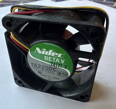 NIDEC TA225DC, 12V, 0.22 Amp, Cooling Fan - Image 1 of 2