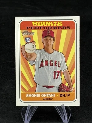2018 Topps Heritage High Number - Rookie Performers Shohei Ohtani #RP-SO (RC) - Image 1 of 2