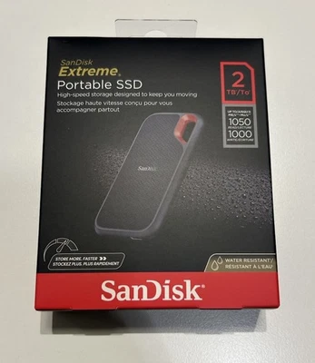 SanDisk Portable SSD-Festplatte 2T - Bild 1 von 2