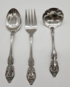 Oneida Brahms Serving Pieces Community Stainless Flatware Set of 3 Dinnerware - Picture 1 of 4