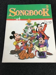 Vintage Disney Mickey’s Christmas Songs Songbook 1970’s Chord Organ - Picture 1 of 14