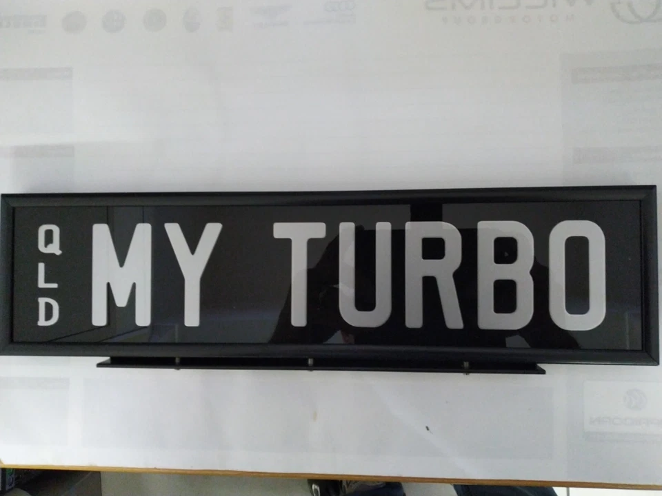 PLACAS PERSONALES QLD PPQ. REGISTRADO PARA TRASLADO AL VEHÍCULO. FREE FITTING Foto 1 de 1