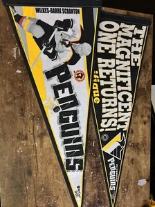 Vintage PITTSBURGH PENGUINS PENNANT WINCRAFT Full Size 12 x 30 NHL Hockey - Picture 1 of 6