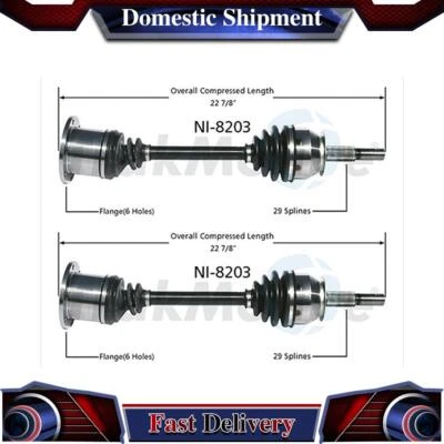 Front CV Axle Drive Shaft Joint For INFINITI QX56 2004 2005 2006 2007 2008 - Image 1 of 2