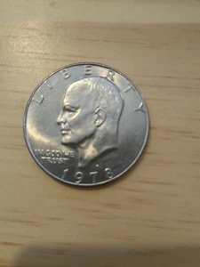 1978 D One Dollar Liberty Eisenhower Coin Flying Eagle Fill In D Mint Mark. - Picture 1 of 4