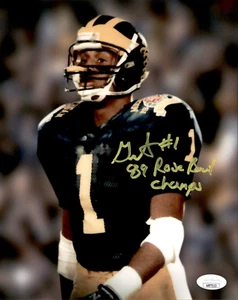 Greg McMurtry Signed Inscribed Michigan Wolverines 8x10 Photo #2 JSA COA - Picture 1 of 1