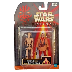 Star Wars " Episodio 1 - Ric Oliè With Bonus Battle Droid" Hasbro 1999 - Imagen 1 de 2