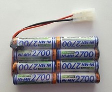 Panasonic/Sanyo RC-Pack 9,6V 2700mAh Tamiya L4x2 NiMH RC Modellbau 