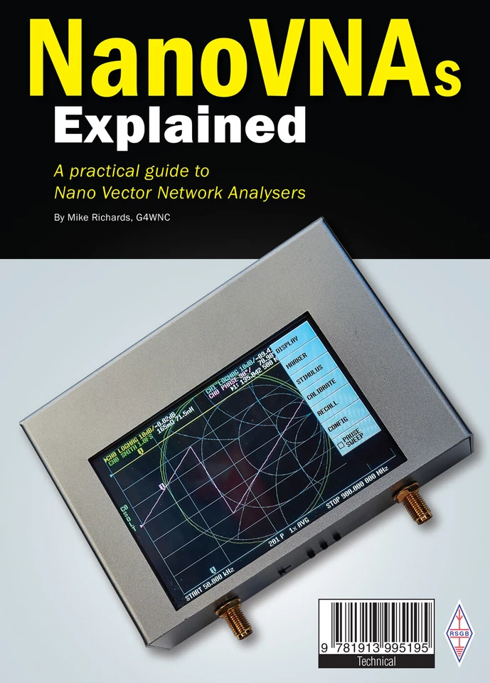 RSGB NanoVNAs Explained - A practical guide to Nano Vector Network Analysers - Book