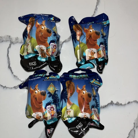 Scooby Doo Lot of 4 SCOOB! Collectibles MInis -Series 1  Blind Bags Cover