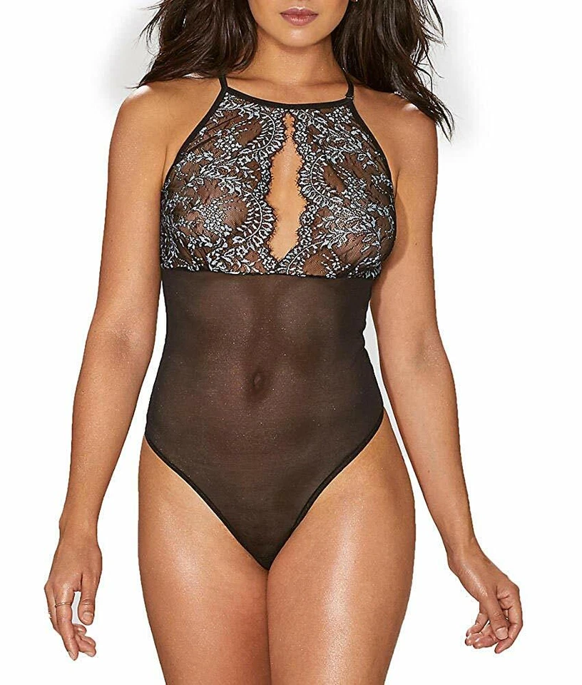 Body Hanky Panky Lavinia Negro/Azul Grande Foto 1 de 1