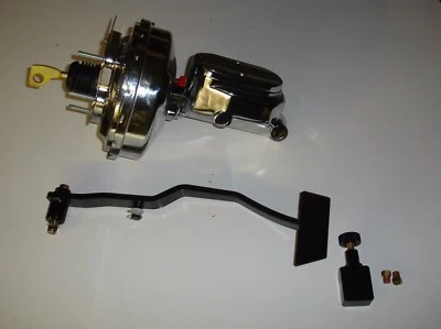 Ford Mustang 1967-1970 9" cromo potencia freno refuerzo cilindro maestro válvula Pro Foto 1 de 4