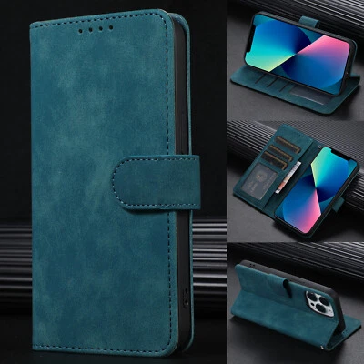 For iPhone 11 Pro Max/Xs Max/Xr/8/7/6 Plus Luxury Leather Flip Wallet Case Cover - Image 1 of 4
