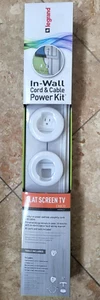 Legrand 12-Piece 6-ft x 5.25-in PVC White Flat Screen Tv Kit - Picture 1 of 3
