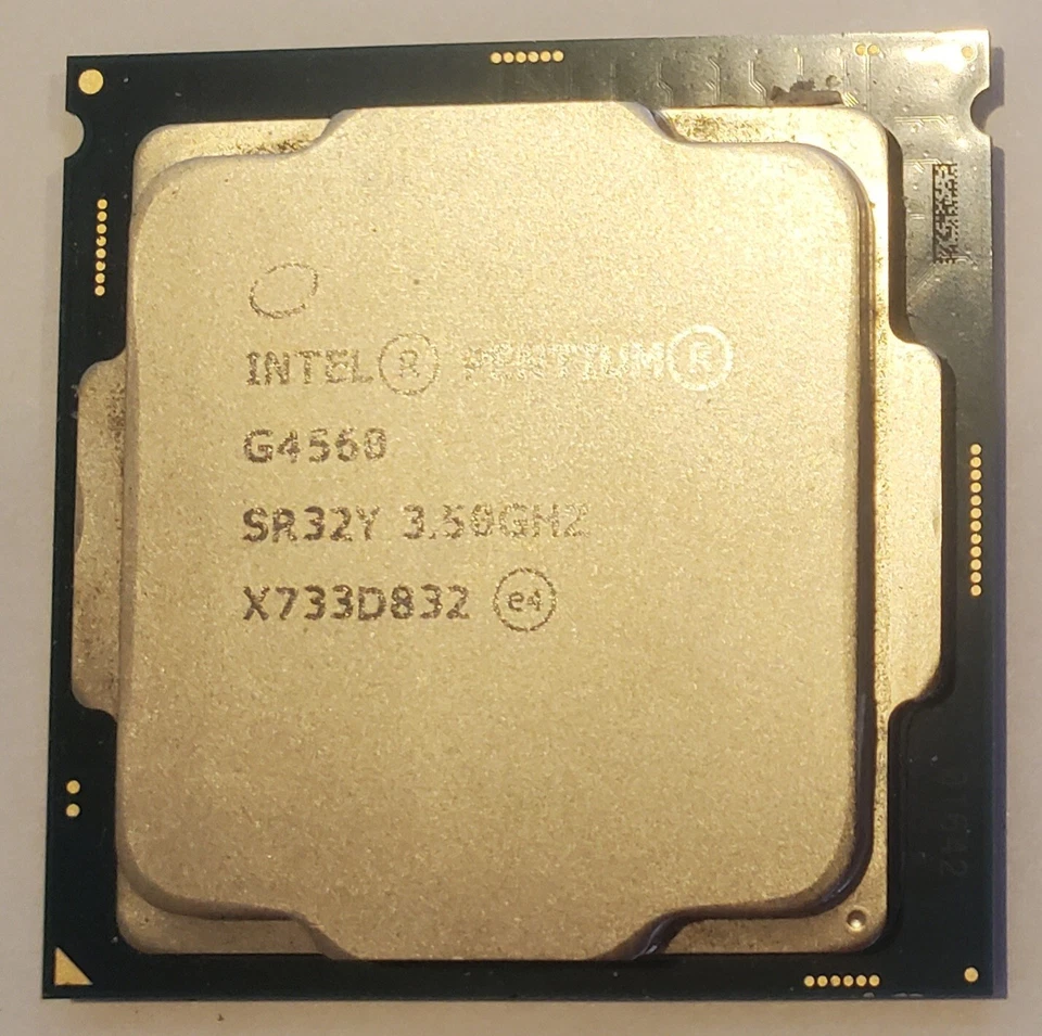 Procesador Intel Pentium G4560 Dual Core 3,5 GHz Procesador Foto 1 de 1