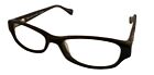 Lucky Damen-Augenbrille weich rechteckig vorgebend Kunststoff schwarz 46 mm