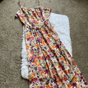 BCBGeneration Floral Double Front Slit Maxi Dress Size Medium - Picture 1 of 8