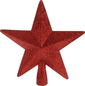 Christmas Tree Topper Christmas Tree Decoration Christmas Star with Glitter - Picture 1 of 6
