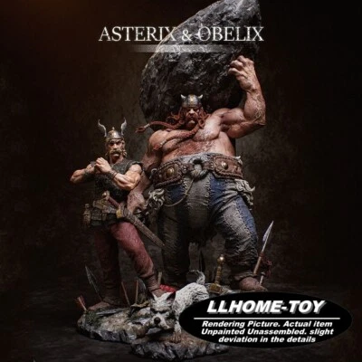 Asterix and Obelix, Ideafix 1:6 Model Kit Unpainted 3d Print GK Statue Figure - Image 1 of 3