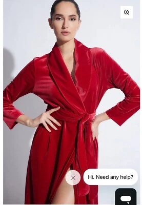 Small Natori Natalie Velvet Robe In Brocade Rec BNWTS $150 - Image 1 of 4