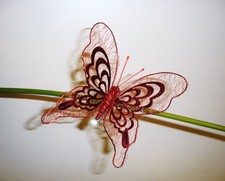 decorations clip christmas tree butterfly glitter pack