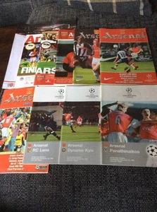 Arsenal Home Programmes (x9) 1998 to 2012 - Picture 1 of 1