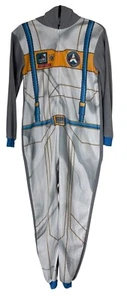 NWT Cat & Jack One Piece Pajama Hood Astronaut Jumpsuit L Large (12-14) - Picture 1 of 7