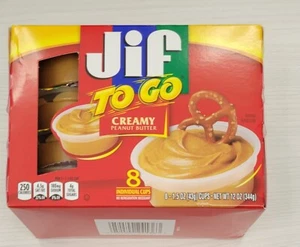 J.M. Smucker Company Jif To Go Snack Cups 1.5 oz 8/PK Peanut Butter 24136 - Bild 1 von 4