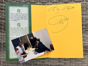 2003 SIGNED The LeRoy Butler Story Wheelchair to Lambeau Leap Book HC DJ Packers - Imagen 1 de 10